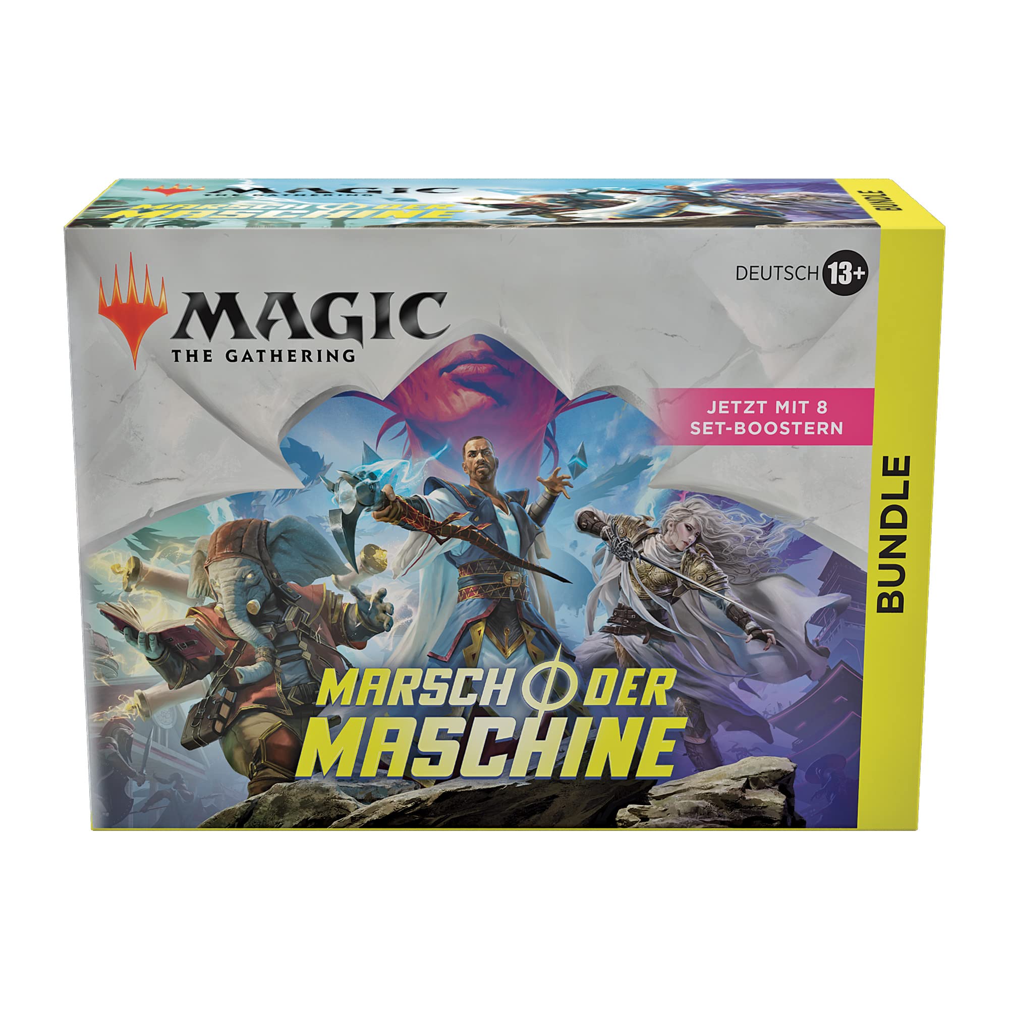 Magic: The Gathering Marsch der Maschine Bundle, 8 Set-Booster und Zubehör (Deutsche Version)
