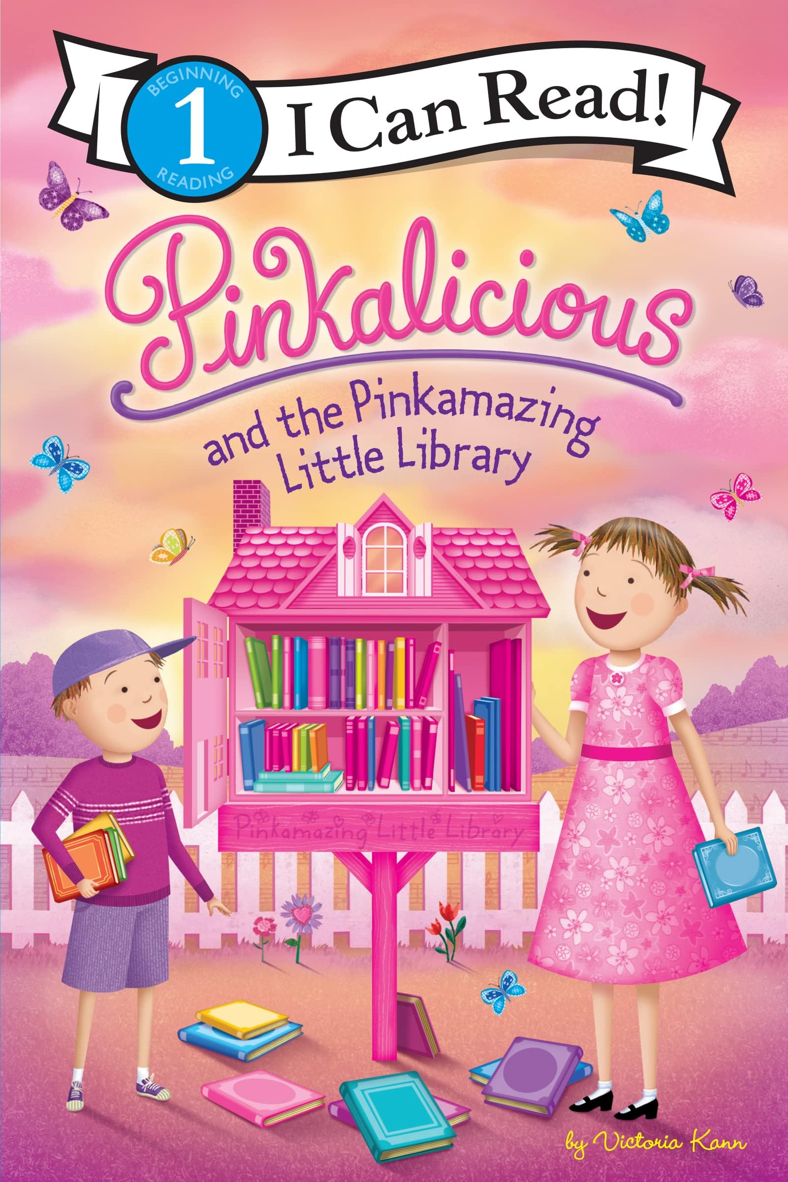 Pinkalicious and the Pinkamazing Little Library Paperback – Import, 14 September 2023