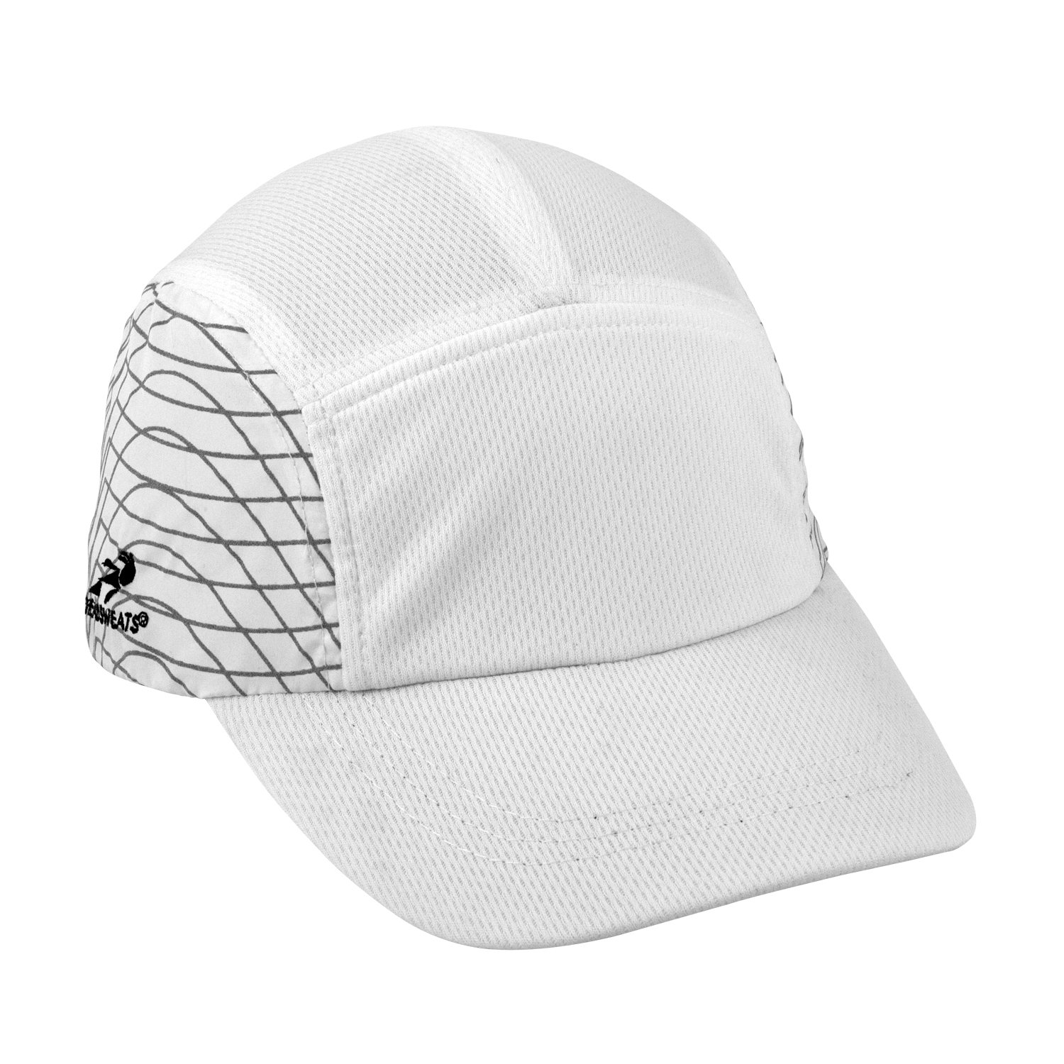 Casquette mixte ultra reflective Headsweats blanc taille unique pour le running