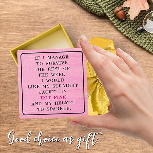 Miniatura 4 de Decoración de oficina rosa si me las arreglo para sobrevivir esta semana, me gustaría que mi chaqueta recta estuviera en rosa intenso y mi casco