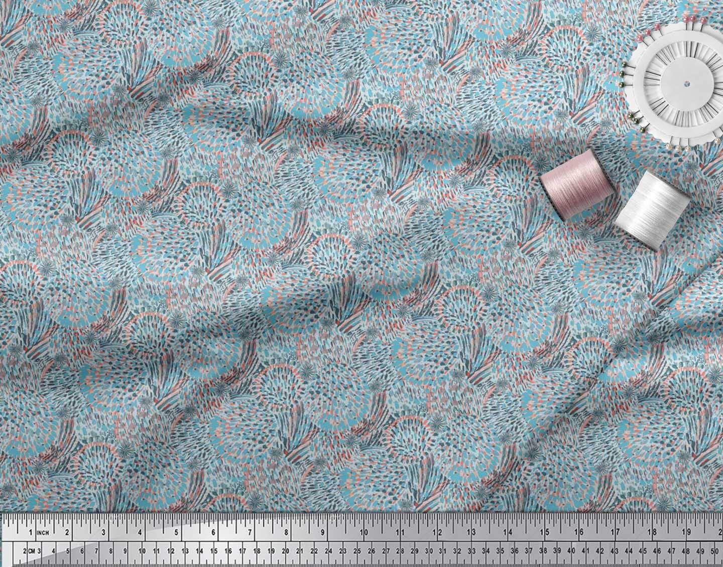 Soimoi Luxueux Tissu En Jersey De Coton Imprimé Tie & Dye