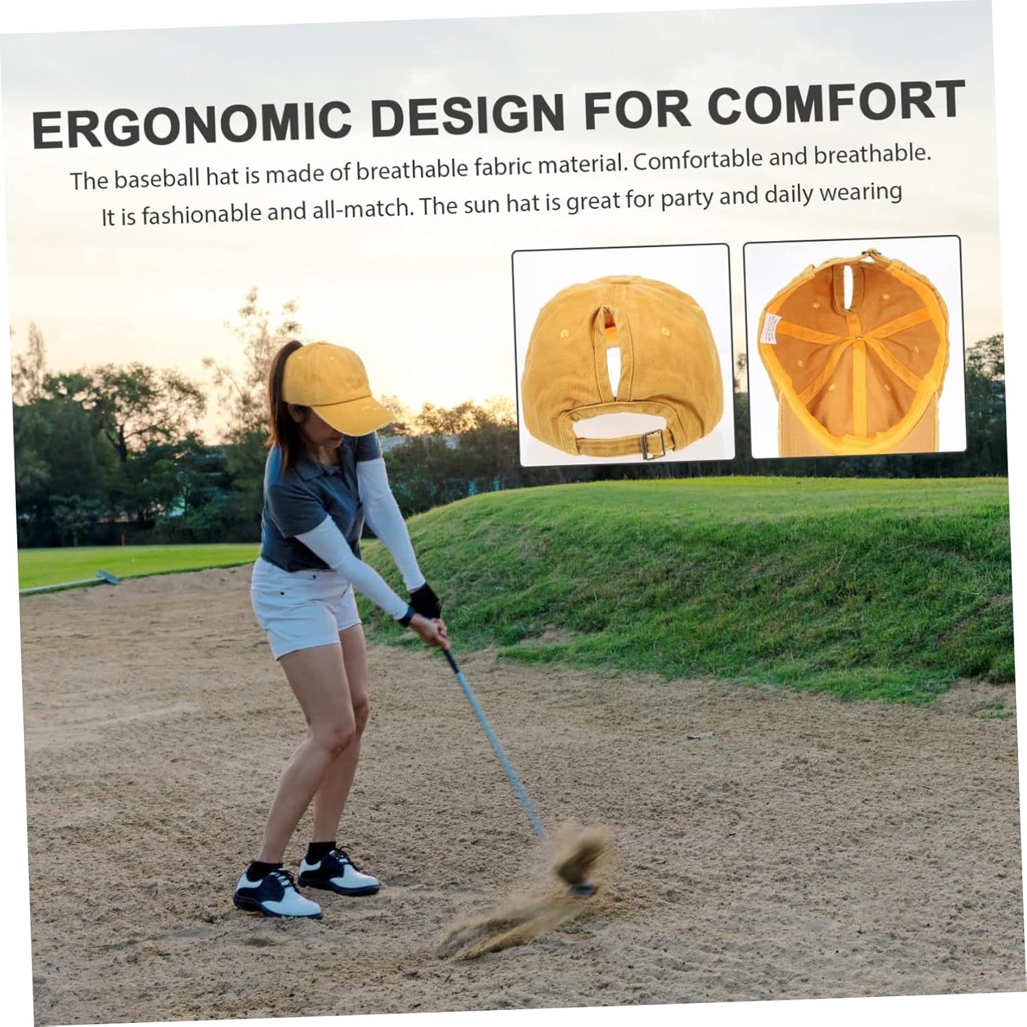 5pcs Breathable Baseball Cap for Women and Girls Stylish Outdoor Sun Hat for Sports Hiking Beach and Daily Wear