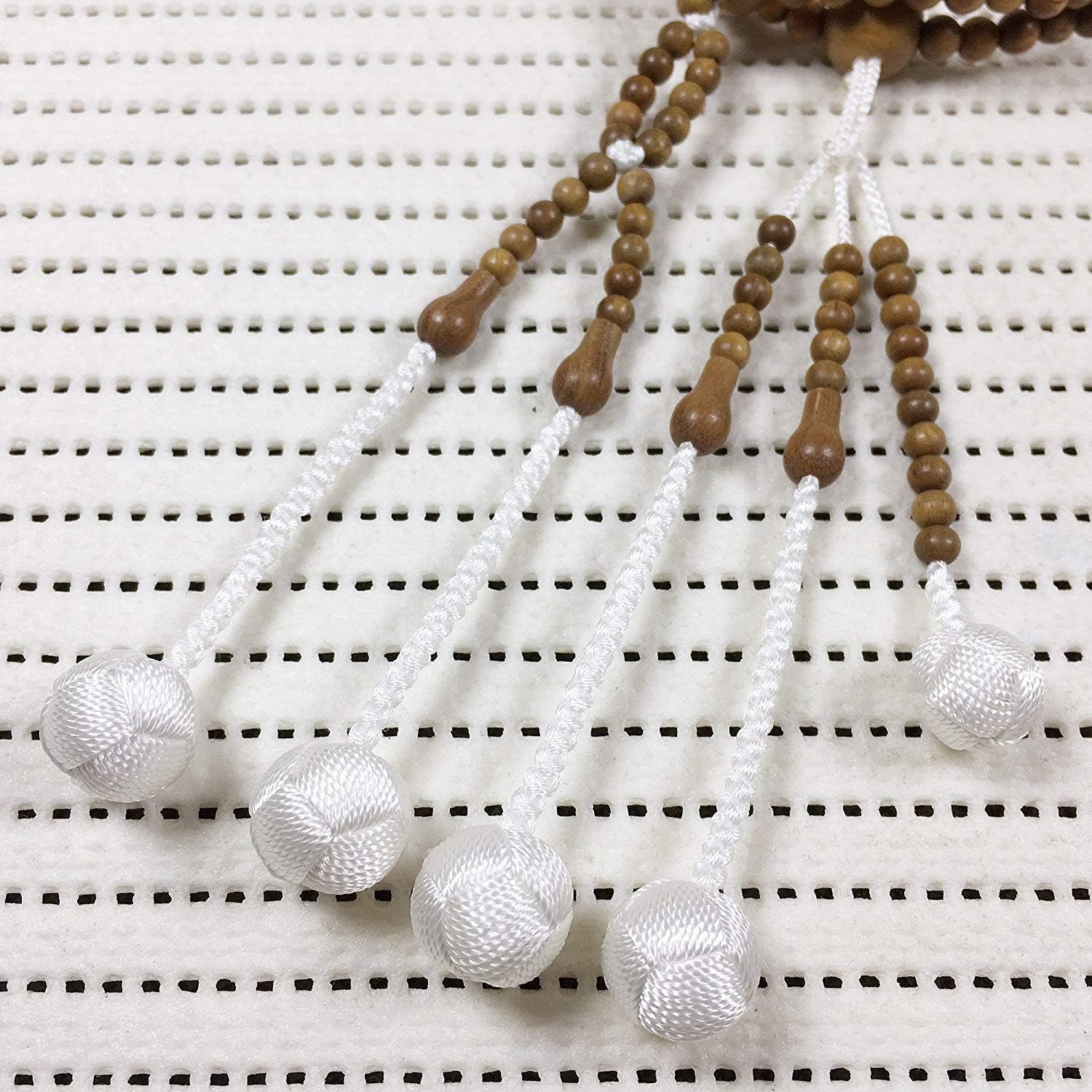 UMT Buddhist Prayer Beads Nichiren shoshu juzu Green Sandalwood White Woven Balls Chanting Beads Ceremony Gifts