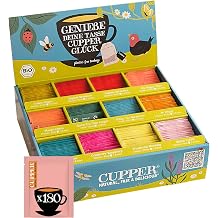 Cupper Organic Tea Tasting Box 11 Varieties 180 Tea Bags Gift Set Herbal fruit and green tea plastic free fair trade gift for tea lovers