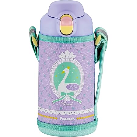 Amazon ピーコック 水筒 子供 保冷 800ml ワンタッチ 直飲み 女の子 キッズ ステンレス 広口 魔法瓶 マグボトル 0 8l パープル 白鳥 Ajf F80 Av 水筒 マグボトル オンライン通販