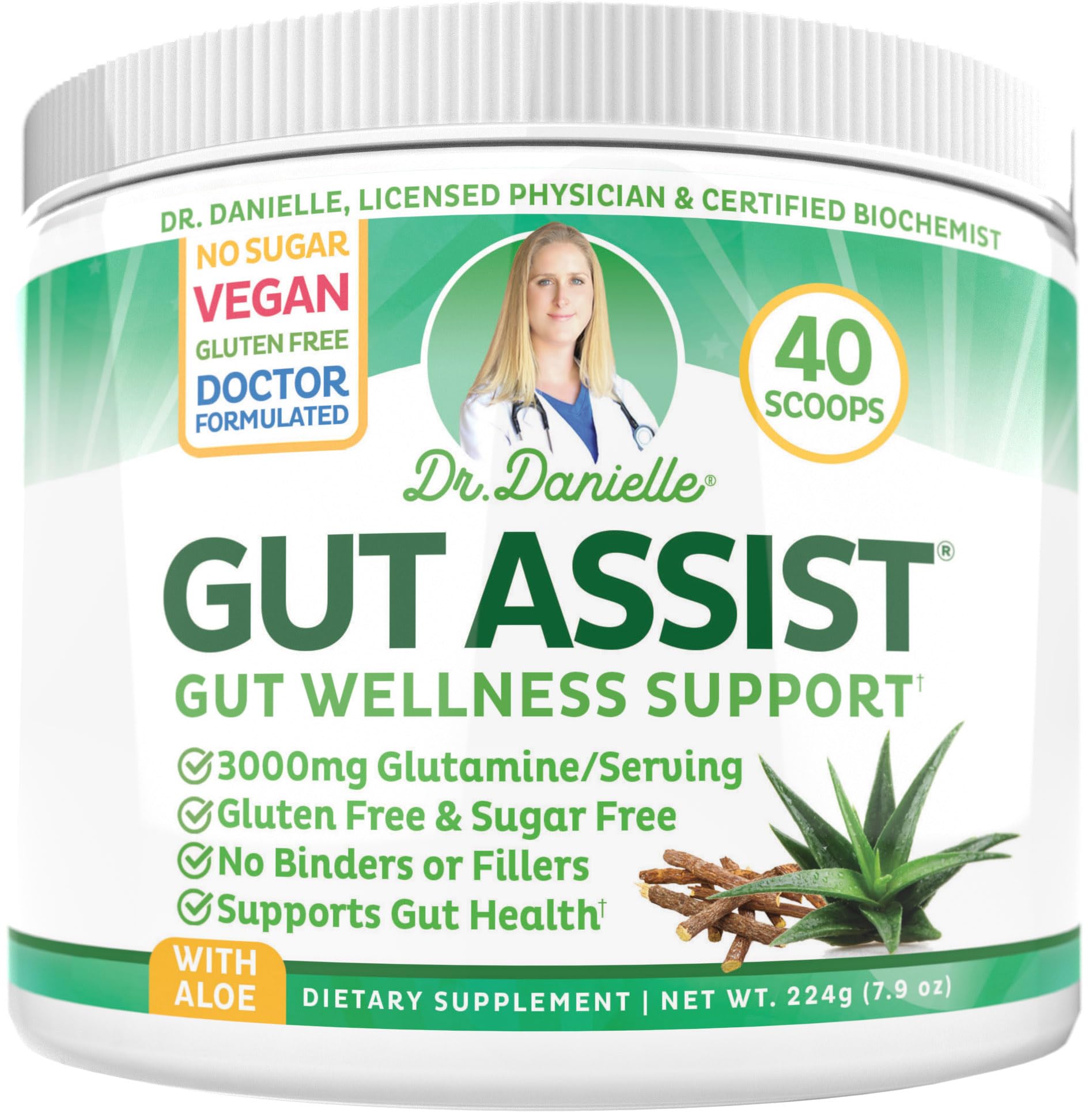 Doctor Danielle - Leaky Gut Assist Repair Supplement Powder