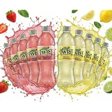Natture Twist Lemonade and Strawberry Lemonade, 16.9 fl oz Bottles, 12 Pack