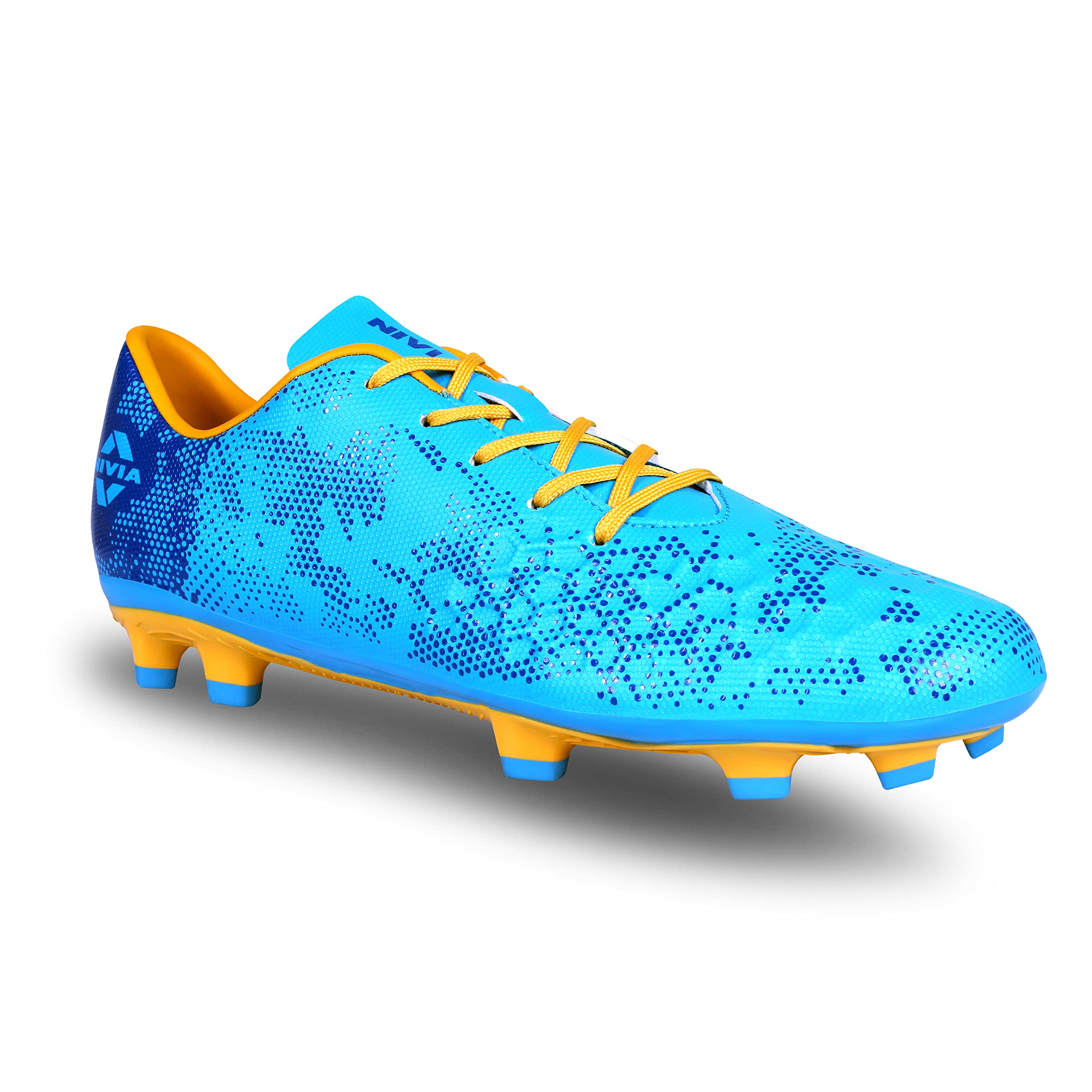 Nivia Ditmar 3.0 Football Shoes for Men/Sports and Athletic Footwear with Upper Synthetic/Comfortable Football Shoes (Cyan Blue) UK-10 (B0BSQXQL7N) Amazon Price History, Amazon Price Tracker