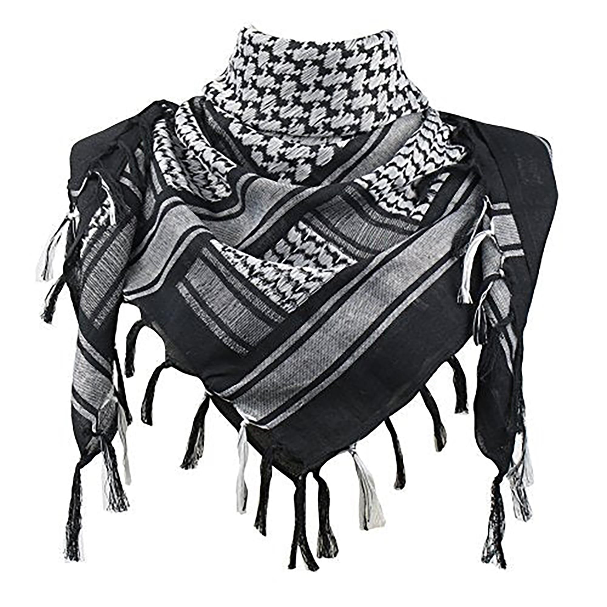 Soft Cotton Shemagh Scarf Arab Sun Hat Combat Desert Keffiyeh SAS Army Tactical Military Desert Head Neck Wrap mask