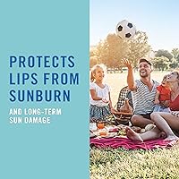 Vista 5 de Banana Boat Bálsamo labial SPF con aloe vera y vitamina E, 0.15 onzas Beach Essentials, protector solar hidratante para labios SPF 45, protector