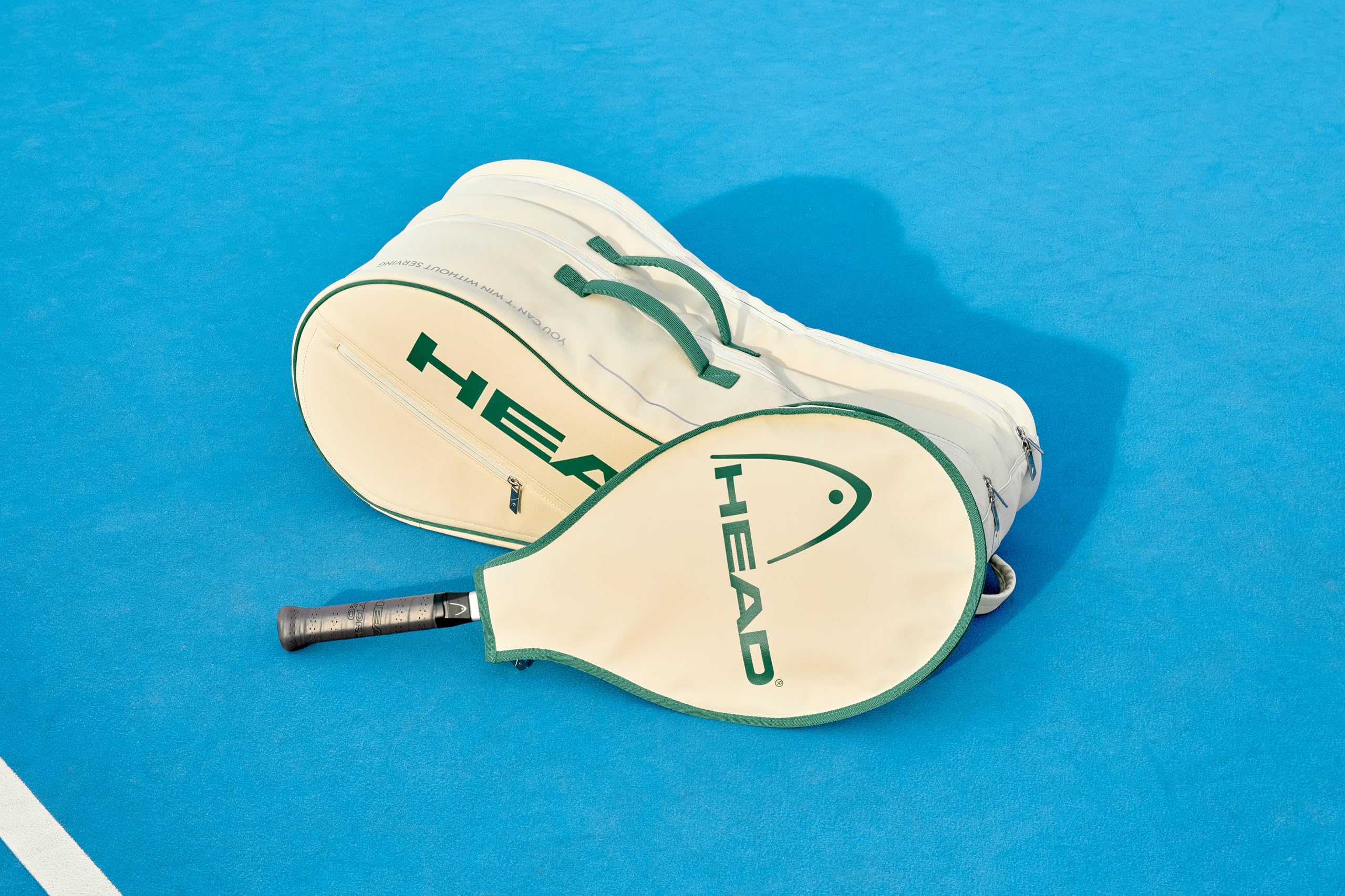 HEAD Arthur Ashe Racquet Bag l whge Tennis Bianco - Crema