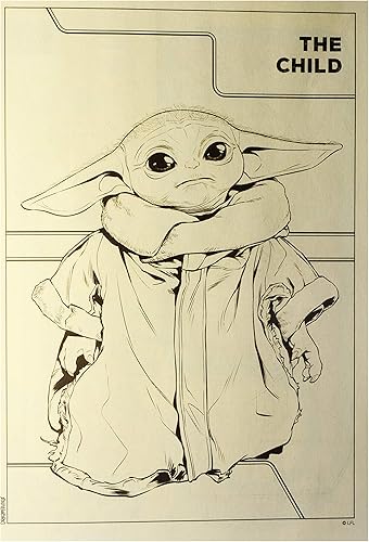 Miniatura 6 de Juego de dos de The Star Wars The Madalorian - Juego de libros para colorear y actividades con calcomanías de Yoda y alfabeto