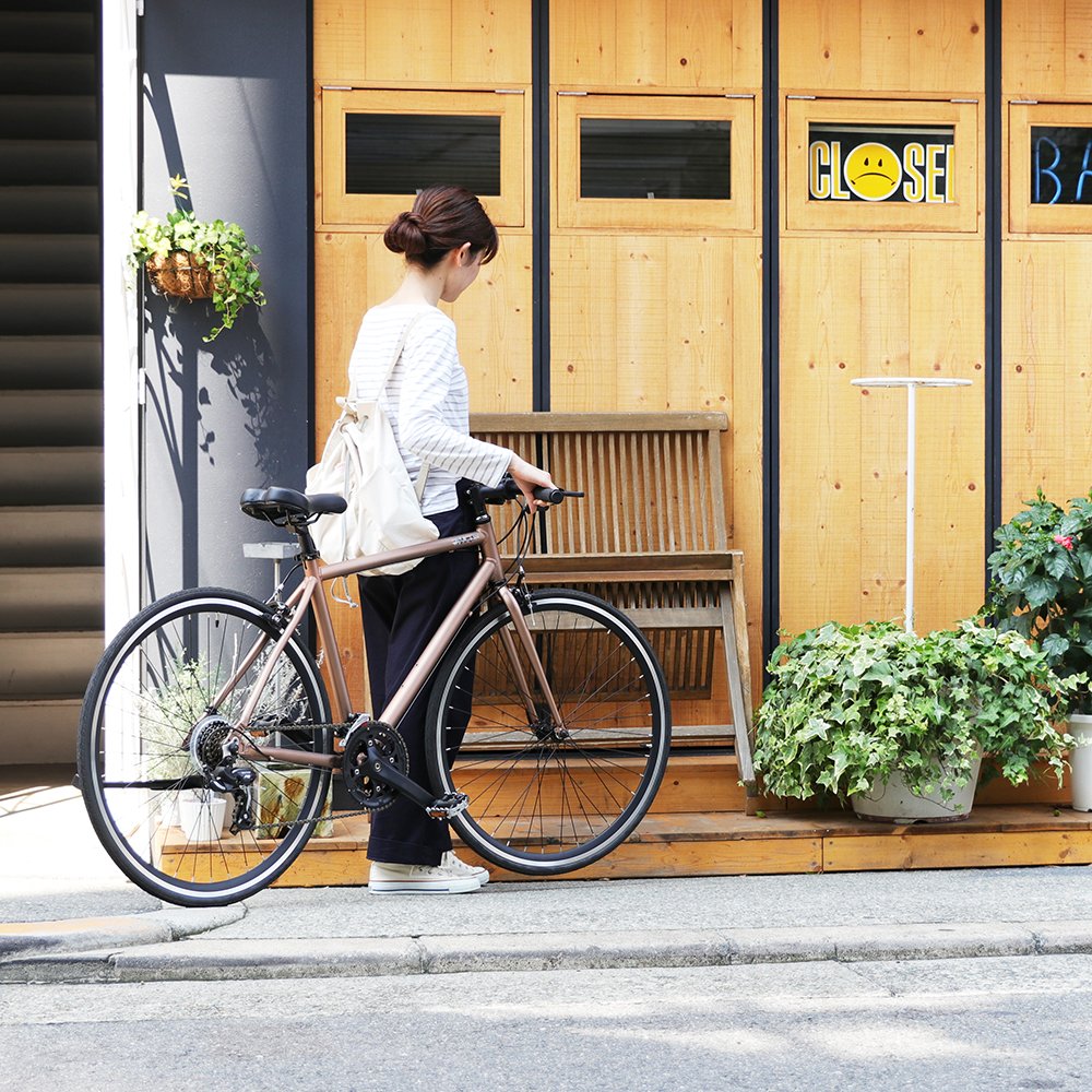 Amazon | TRAILER(トレイラー) 700C アルミ クロスバイク 21段変速 TR