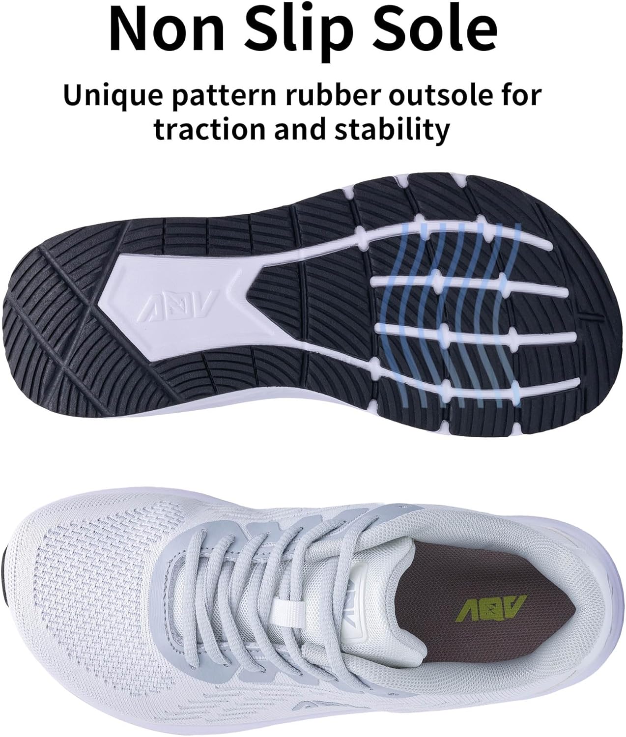 AOV Wide Toe Box Shoes Women Arch Support Walking Shoes Plantar Fasciitis Orthotic Tennis Sneakers - Image 6