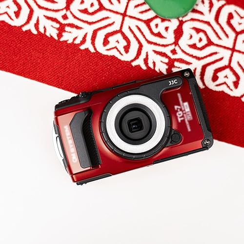 Miniatura 8 de JJC Anillo guía de luz LED para cámaras digitales Olympus Tough TG-7 TG7 TG 6 TG6 TG-5 TG5 TG-4 TG4 TG-3 TG3 TG-2 TG2 TG2, flash de luz de anillo