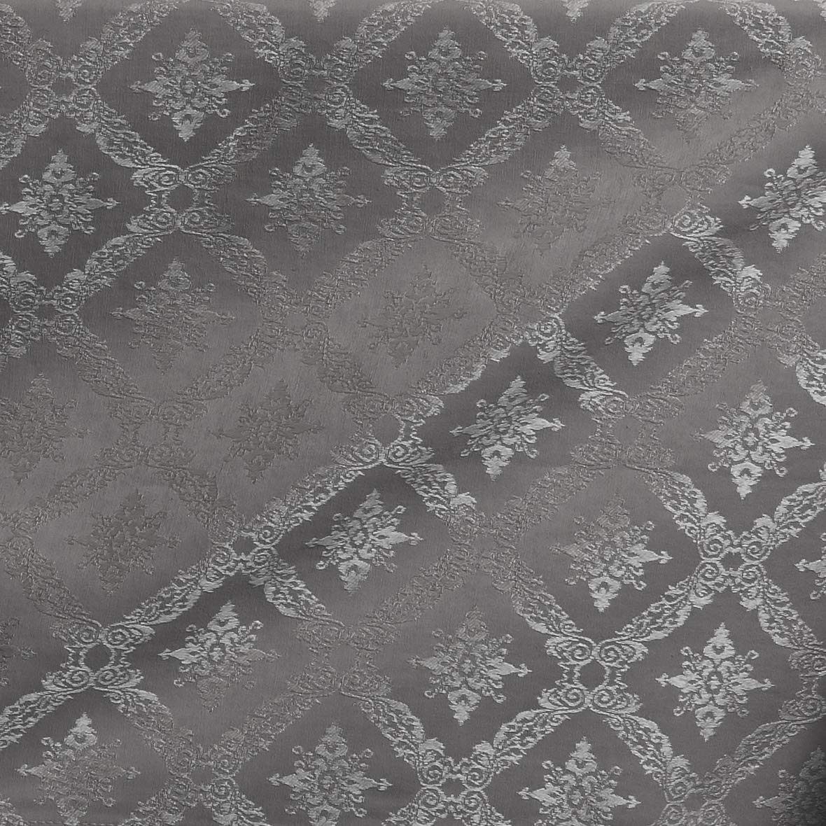DecoKing Tischdecke rund 160x160 cm Baumwolle Barock Kakao Maya