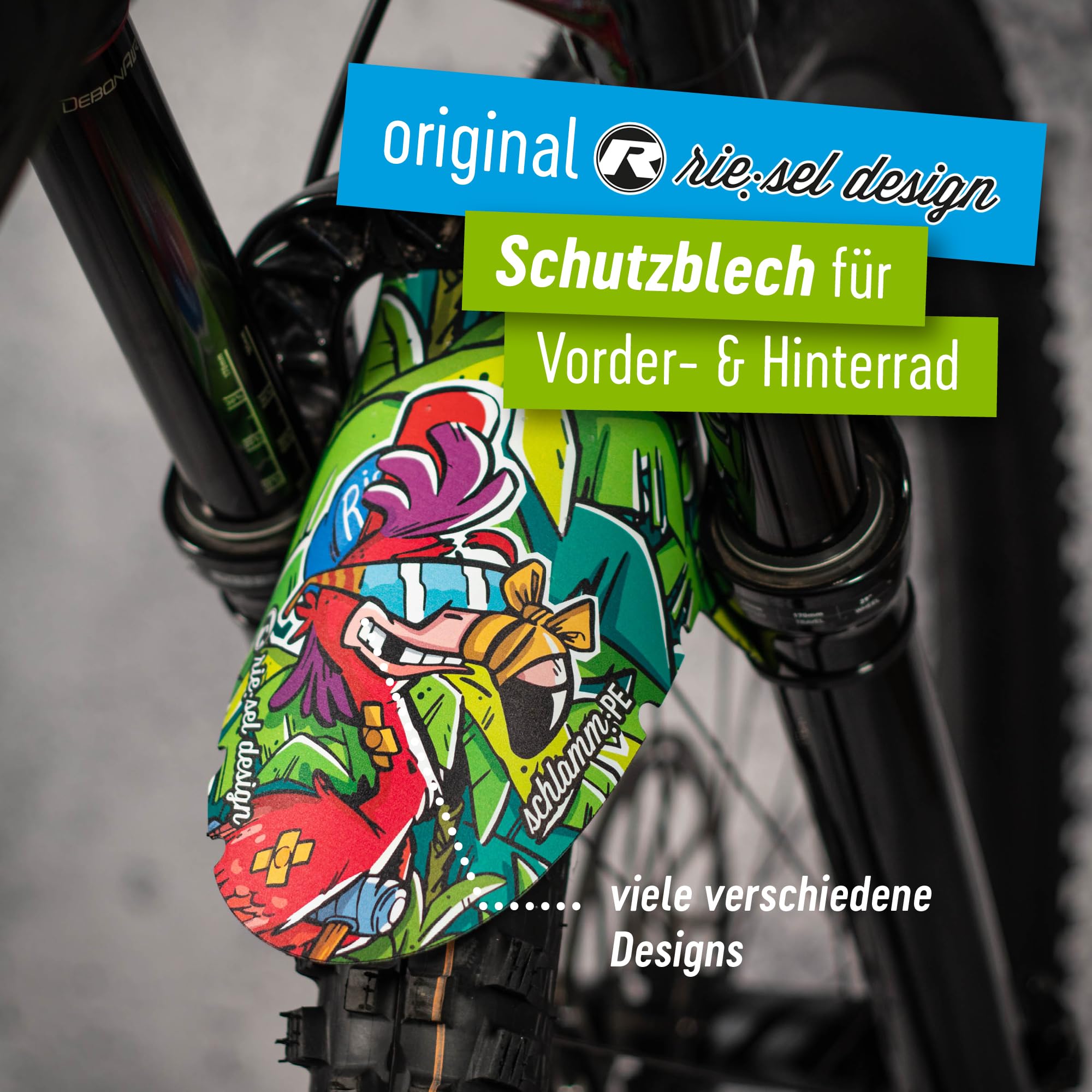 Rie:Sel Design Schlamm:PE Mudguard Ochrona przed pryskaniem mieszana