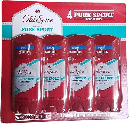 Old Spice Pure Sport - Desodorante corporal en barra de 12 onzas