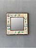 Oscar Stone Decor Oscar Stone Ahşap Çerçeveli Mozaik Doğaltaş Ayna 33 Cm X 33 Cm Balkon Aynası Ayn-023