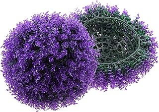 Milisten Artificial Plant Topiary Ball Faux Boxwood Decorative Balls 35cm for Backyard Balcony Garden Wedding Party Home Decor