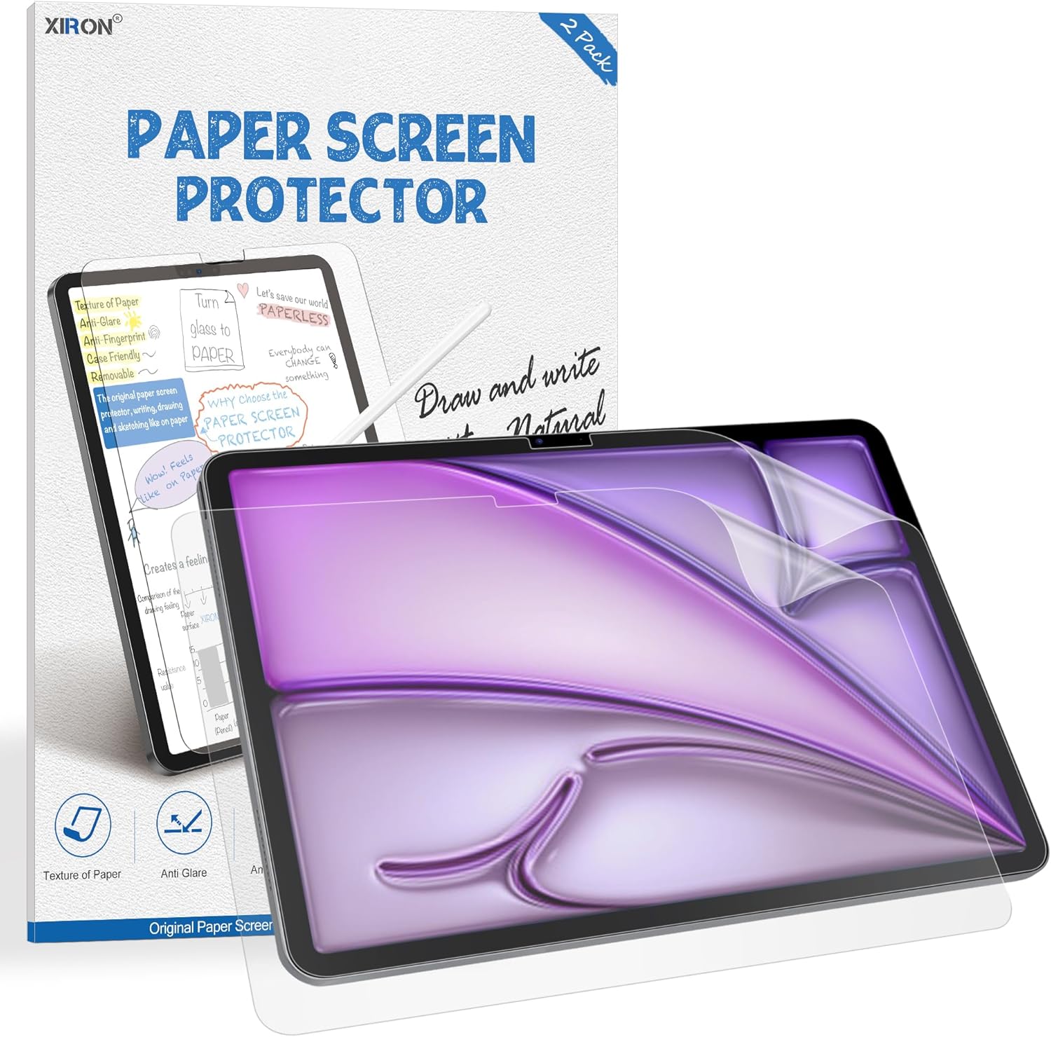 Protecteurs D'écran ESR Paperfeel 2 Pièces - Pour IPad Air 5/4 (2022/2020) Et IPad Pro 11"