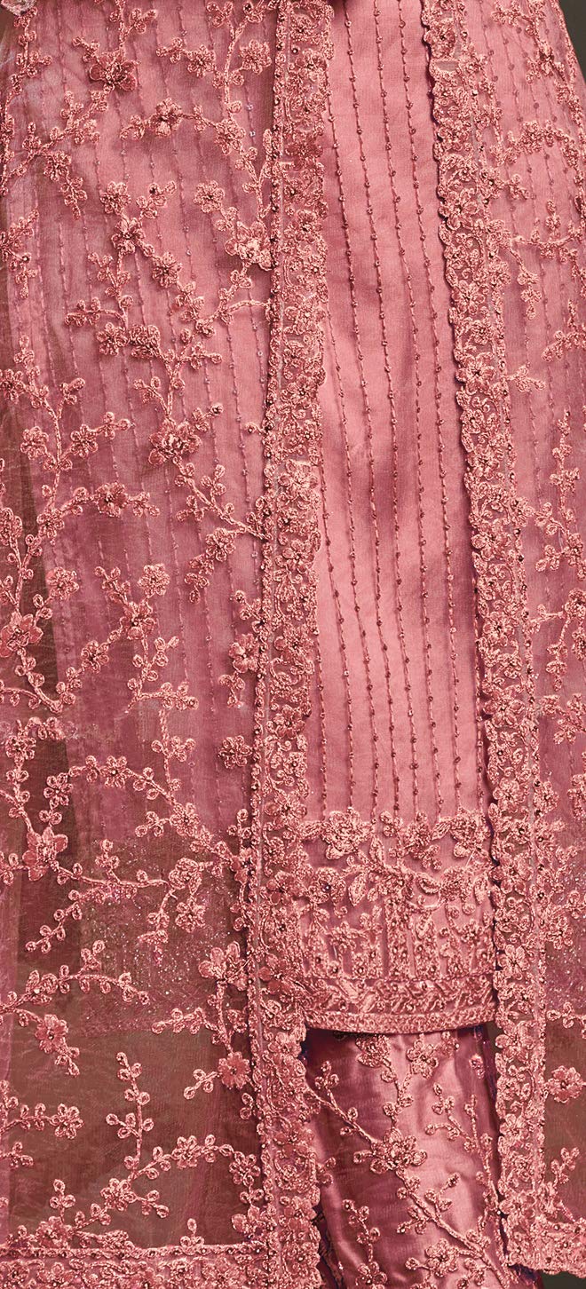 RUDRAPRAYAG Women's Anarkali Long Gown (4596-VRTN_Light Pink_Free Size) 4