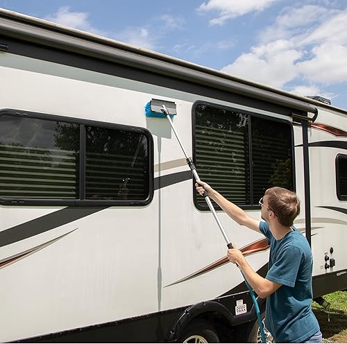 Miniatura 2 de Camco 43633Cepillo para lavado con mango ajustable