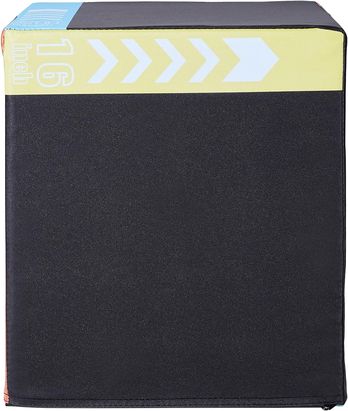 VEVOR 3 in 1 Plyometric Jump Box, 20/18/16 Inch Cotton Plyo Box, Platform & Jumping Agility Box, Anti-Slip Fitness Exercise Step Up Box for Home Gym Training, Conditioning Strength Training, Black - Image 9