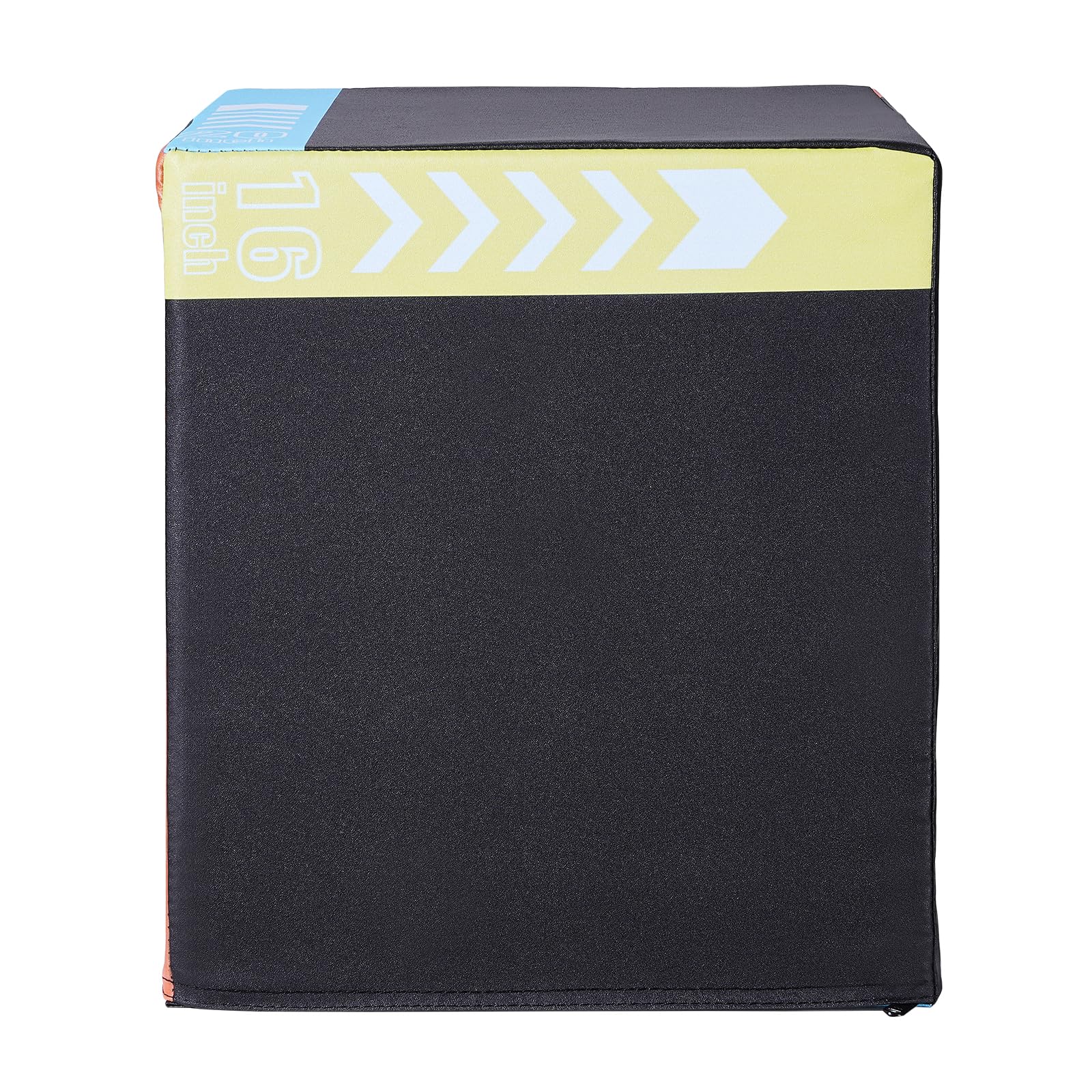 VEVOR Jump box pliometrico 3 in 1, scatola in cotone da 50/45/40 cm, piattaforma e agilità durante il salto, antiscivolo, per esercizi fitness e allenamento a casa, per allenamento della forza
