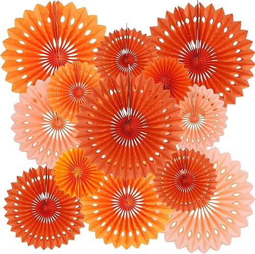 Miniatura 30 de Kit de decoración de abanicos redondos de papel con panal de pañuelo en rojo, amarillo y negro para baby shower, tema de ratón, primer cumpleaños