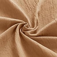 Vista 4 de MLMW Juego de 6 servilletas gruesas de lino y algodón, servilletas de cena de tela suave de 17 x 17 pulgadas, servilletas rústicas a granel de mesa