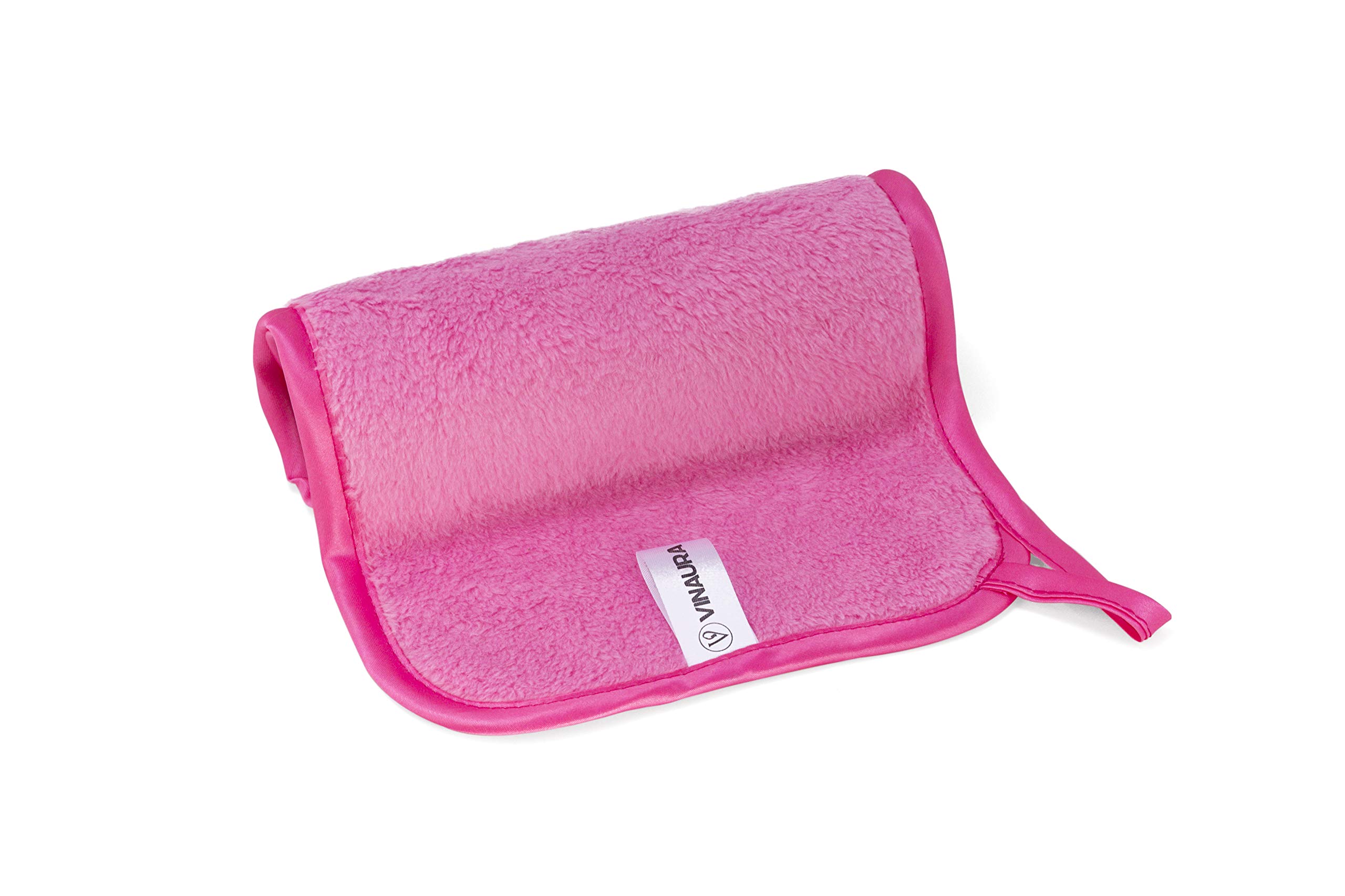 VINAURA (1pc) Clean Make Up Remover Towel / Sponge / Cloth / Pad / Wipes (Reusable) Chemical Free 100% Skin Friendly | Sweat Absorbent Microfiber Make up Cleansing Cloth Sponge | Reusable upto 1000 times | Remove make up instantly with just water | Make-up Removal Pad Wipe