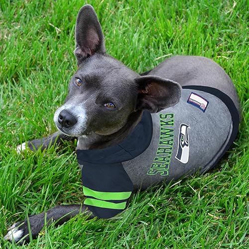 Vista 46 de NFL sudadera con capucha tee para perros y gatos. Fútbol perro sudadera con capucha playera disponible en todos los equipos de 32 NFL. cuttest