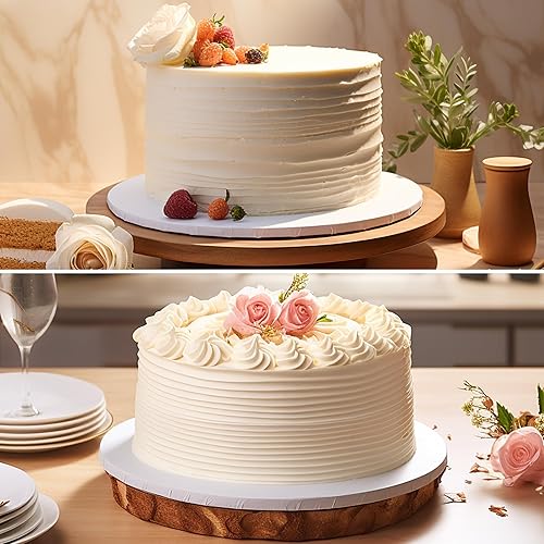 Miniatura 2 de BOARDS+ Tambor resistente para tartas de 8, 10 y 12 pulgadas (3 tamaños, 12 paquetes en total)  Rondas de pastel de 12 pulgadas de grosor a prueba