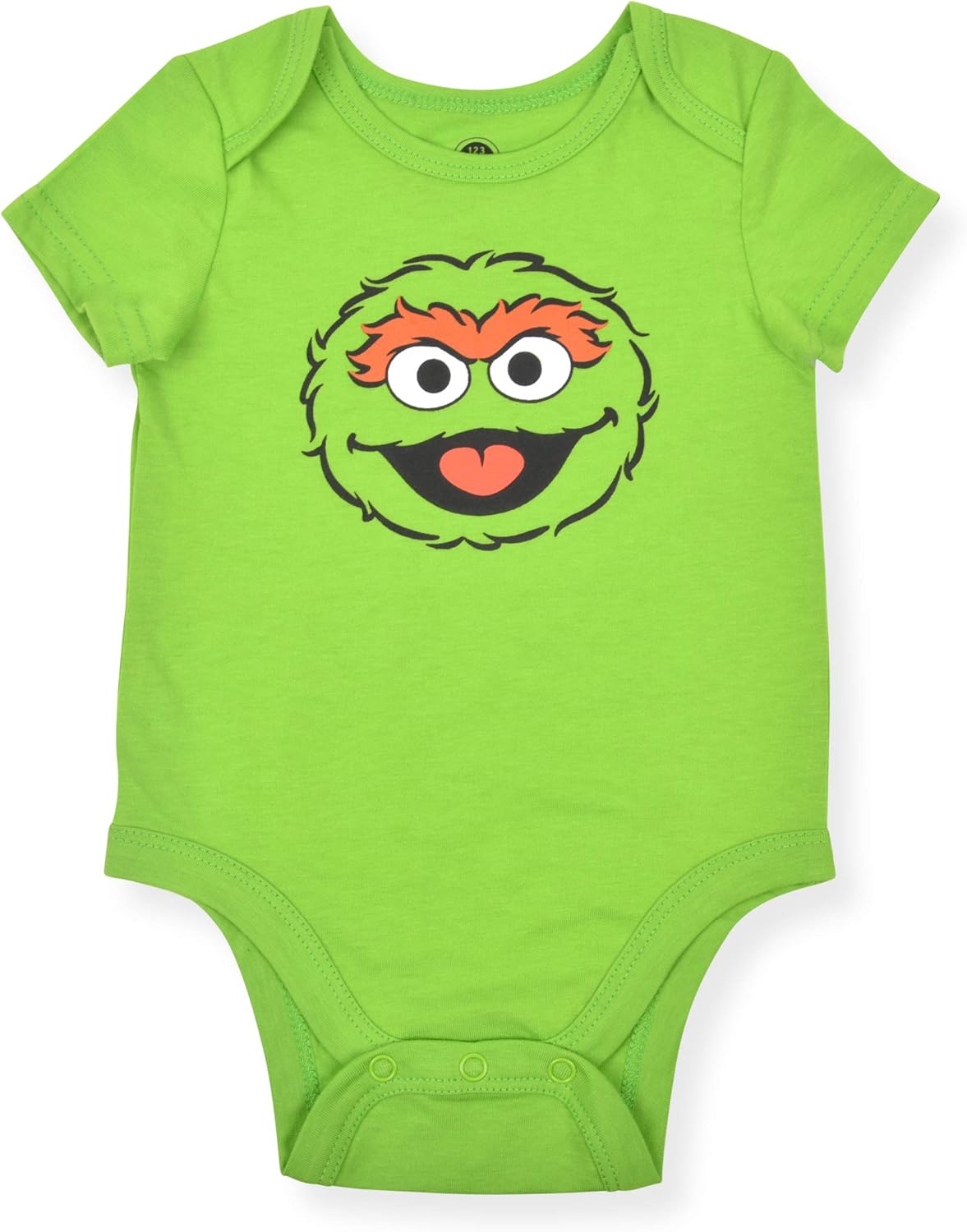 Sesame Street Baby Boys 5 Pack Short Sleeve Bodysuit for Newborn and Infants