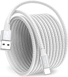 USB C Cable 10ft, Long USB A to USB C Charger Cord, Type C Fast Charging Cable for iPhone 17 Air 16 15 Pro Max Plus, for Samsung Galaxy S22 S21 S20 S10 Note 20 10, White