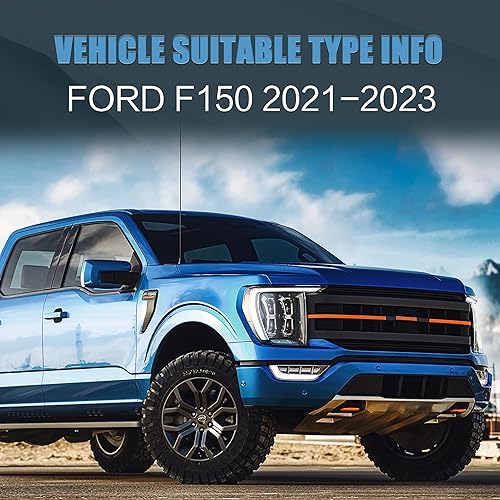 Miniatura 17 de VLAND Conjunto de faros delanteros para Ford F150 2021-2023 14ª generación XL, XLT, Lariat, Tremor, Raptor, King Ranch, Platinum, Limited, Reflector