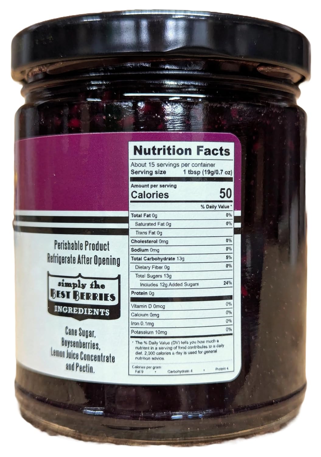 Berry Market Boysenberry Preserves 10 oz