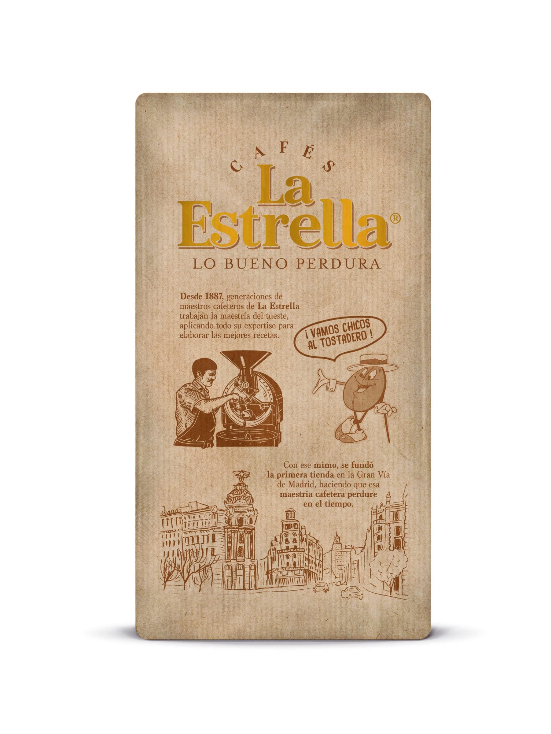 LA ESTRELLA Café Molido Natural 250g - 8 paquetes
