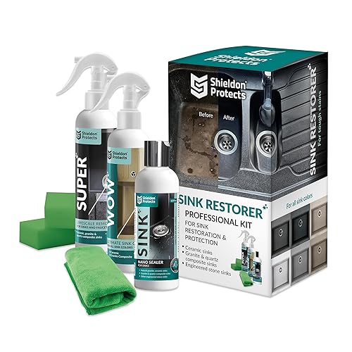 Shieldon Protects Sink Restorer Kit – 3-Step System: Heavy Duty