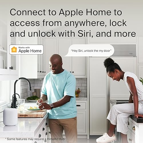 Miniatura 4 de Level Lock+ Deadbolt Smart Lock - Cerradura inteligente más pequeña del mundo más llaves de Apple Home - Aplicación Level para iOS y Android -