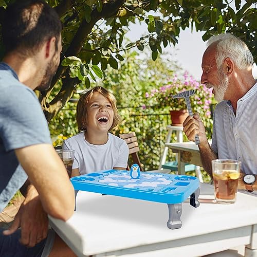 Miniatura 5 de DR.DUDU Juego de rompehielos para salvar pingüinos en bloque de hielo, juego divertido para la familia, trampa de pingüinos