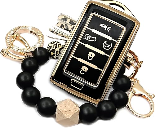 Funda para llavero Jeep, se adapta a Jeep 2023 2022 Grand Cherokee L Grand Wagoneer Grand Cherokee L Accesorios para llaves