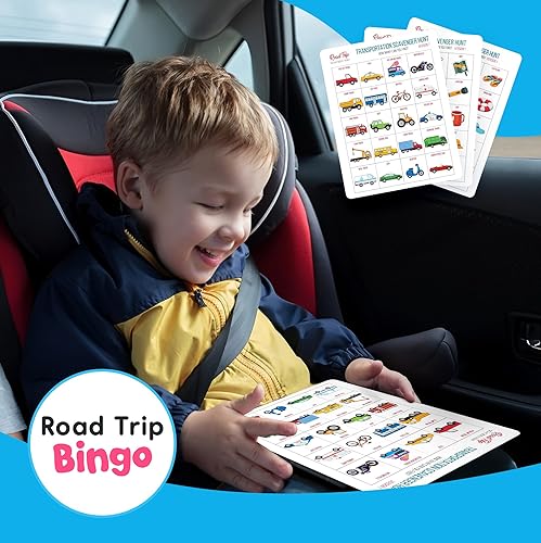 Miniatura 3 de WELL BALANCED Paquete de juegos familiares de viaje por carretera y bingo de coche