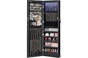 Black Door Mirror: A Statement of Elegance and Ample Storage