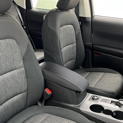 Miniatura 5 de XYHGM Funda para reposabrazos de consola central de automóvil para Ford Bronco Sport 2021 2022 2023Ford Escape 2020-2023, accesorios de cuero