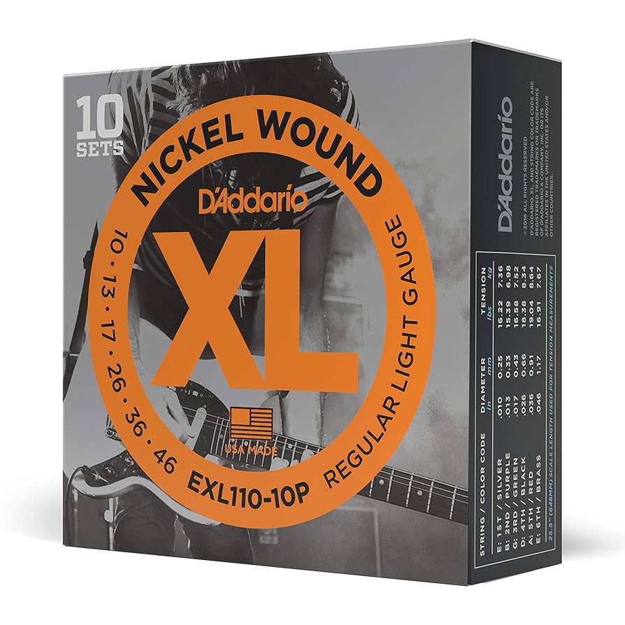 Amazon.co.jp: D'Addario ダダリオ エレキギター弦 XL Nickel