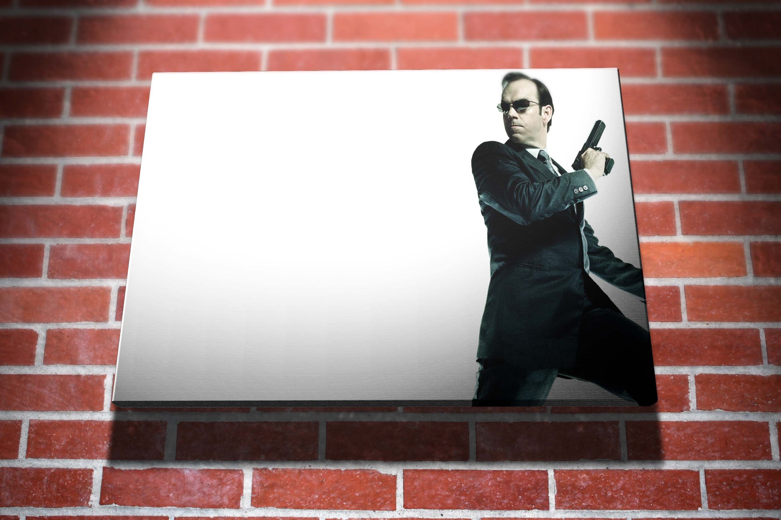Matrix - Agent Smith Hollywood Movie Gallery Framed Canvas Art Picture Print
