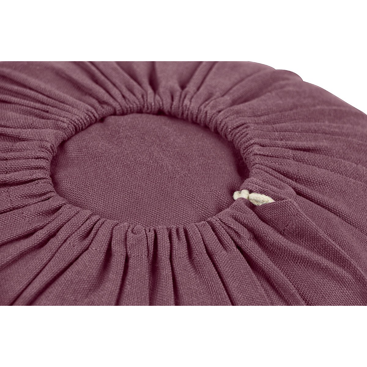 Lotuscrafts Yogakussen Meditatiekussens Ronde Lotus - zithoogte 15cm - wasbare katoenen hoes - yoga zitkussen met speltvulling - GOTS gecertificeerd