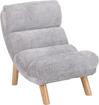 Sprogs Kids Comfy Plush Lounge Chair - Sturdy Cushioned Accent Chair for Toddlers, Childrens Bedroom, Preschool, Daycare Chenille Fabric